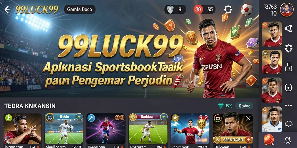 Tampilan gameplay seru di 99LUCK99 dengan berbagai pilihan taruhan.