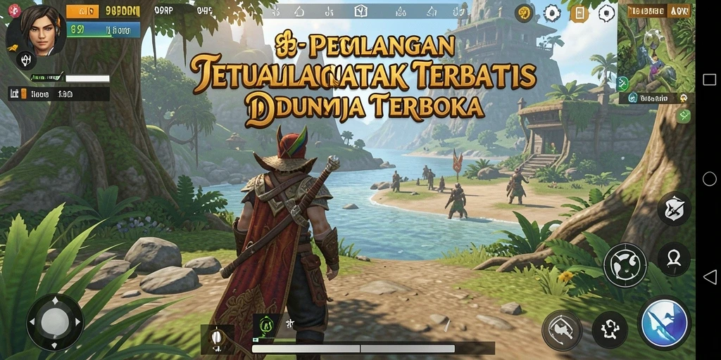 Screenshot gameplay 99RP menampilkan petualangan seru di dunia terbuka.