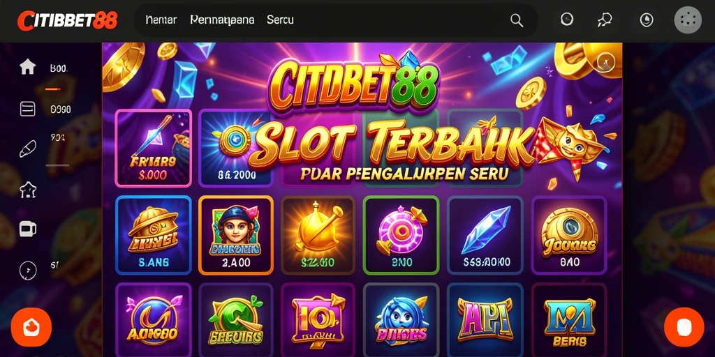 Tampilan menarik dari gameplay CITIBET88 yang penuh warna.