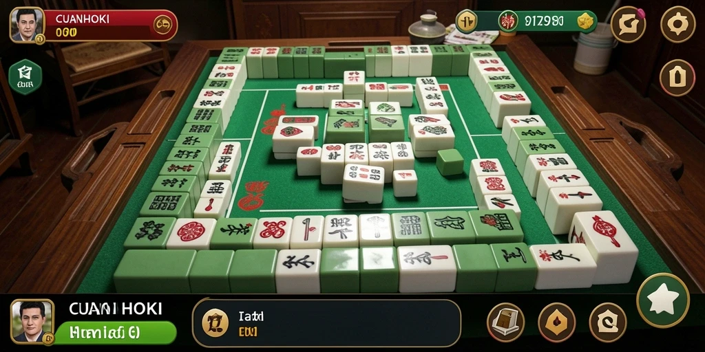 Tampilan gameplay CUANHOKI yang menantang dan seru.