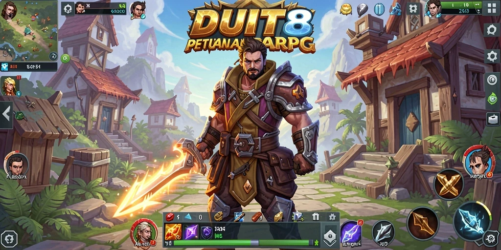 Tampilan gameplay seru dari DUIT8 dalam aksi ARPG.