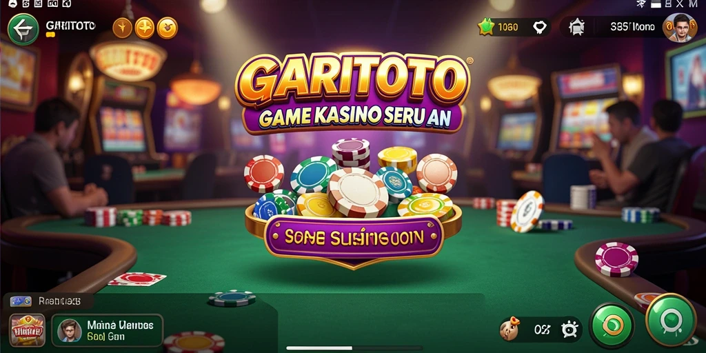 Tampilan gameplay Kasino yang menarik dan penuh warna di GARITOTO.