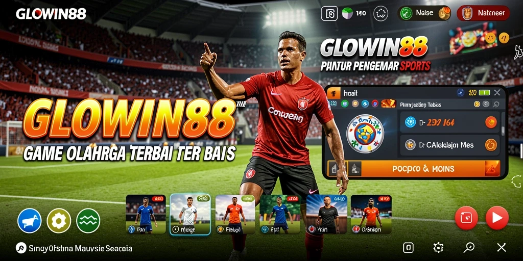 Tampilan gameplay GLOWIN88 dengan aksi olahraga seru.