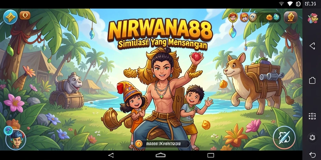 Screenshot gameplay NIRWANA88 dengan karakter dan lingkungan yang menarik.
