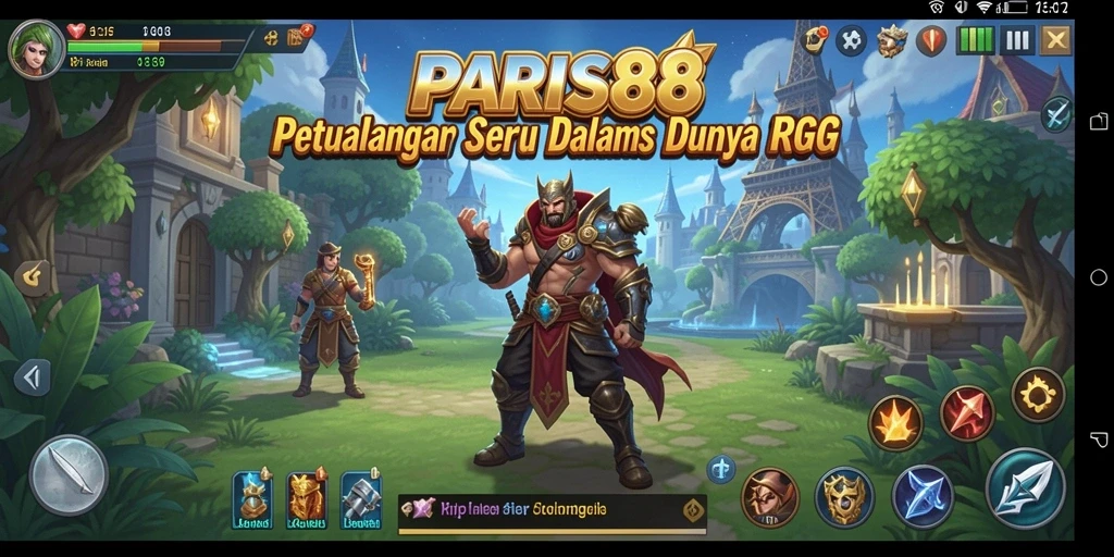 Tangkapan layar menampilkan aksi pertarungan epik di PARIS88.