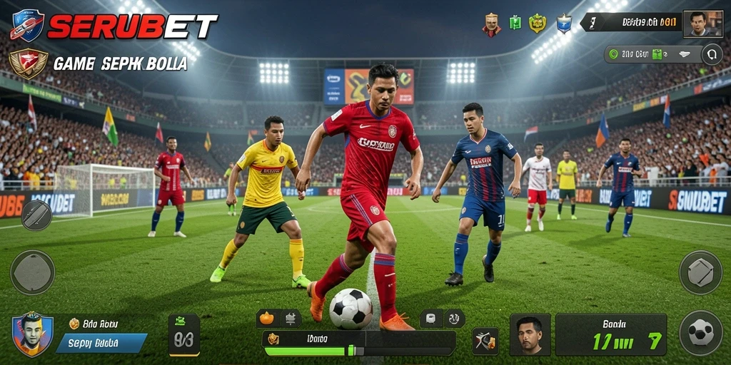 Tampilan gameplay SERUBET yang menarik dan seru.